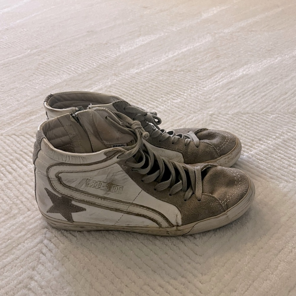 Golden Goose grey high tops